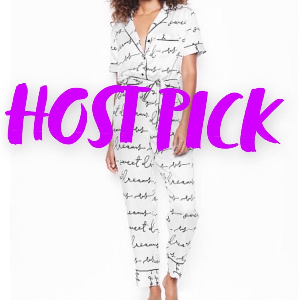 Victoria’s Secret Satin Button Up Jumpsuit!! NEW - Picture 1 of 5